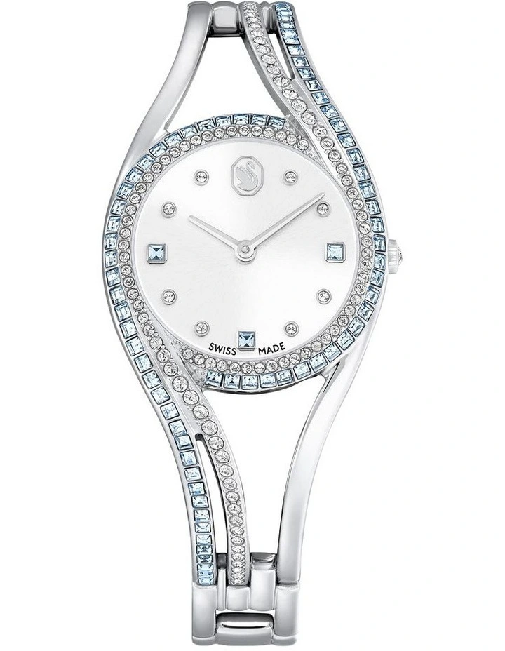 Swiss Made Metal Bracelet Hyperbola Bangle Watch in Multi image 1