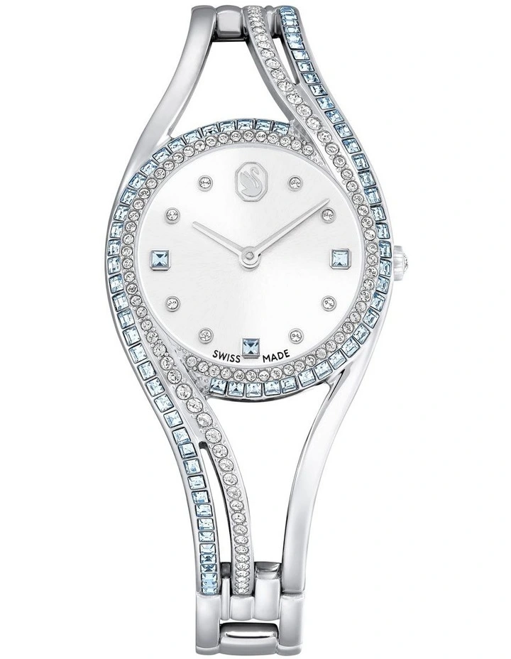 Swiss Made Metal Bracelet Hyperbola Bangle Watch in Multi image 1