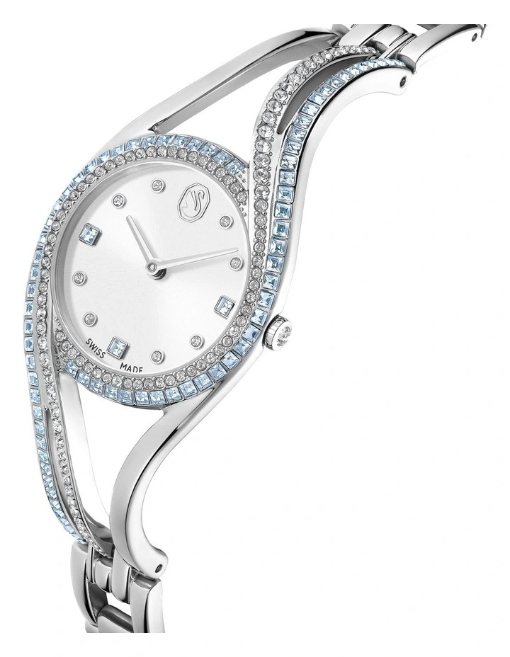 Swiss Made Metal Bracelet Hyperbola Bangle Watch in Multi image 4