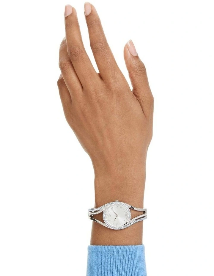 Swiss Made Metal Bracelet Hyperbola Bangle Watch in Multi image 7