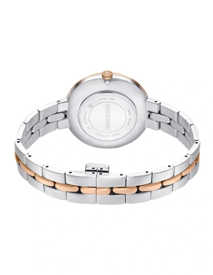 Swiss Made Metal Bracelet Cosmopolitan Watch in Silver image 3