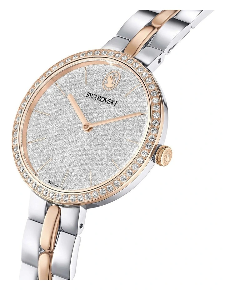 Swiss Made Metal Bracelet Cosmopolitan Watch in Silver image 4