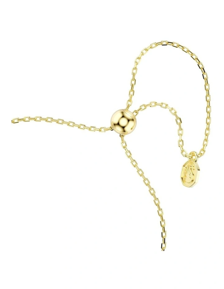 Magic Bracelet Mixed Cuts Snowflake 18K Gold Finish in White image 3