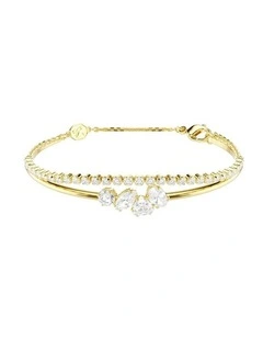 Mesmera bracelet Mixed cuts 18K gold finish in White