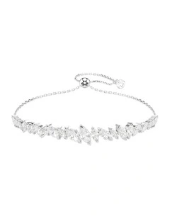 Mesmera bracelet Marquise cut Rhodium plated in White