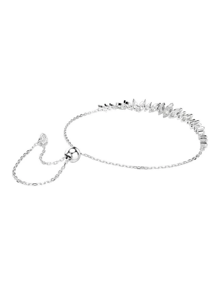 Mesmera bracelet Marquise cut Rhodium plated in White image 4