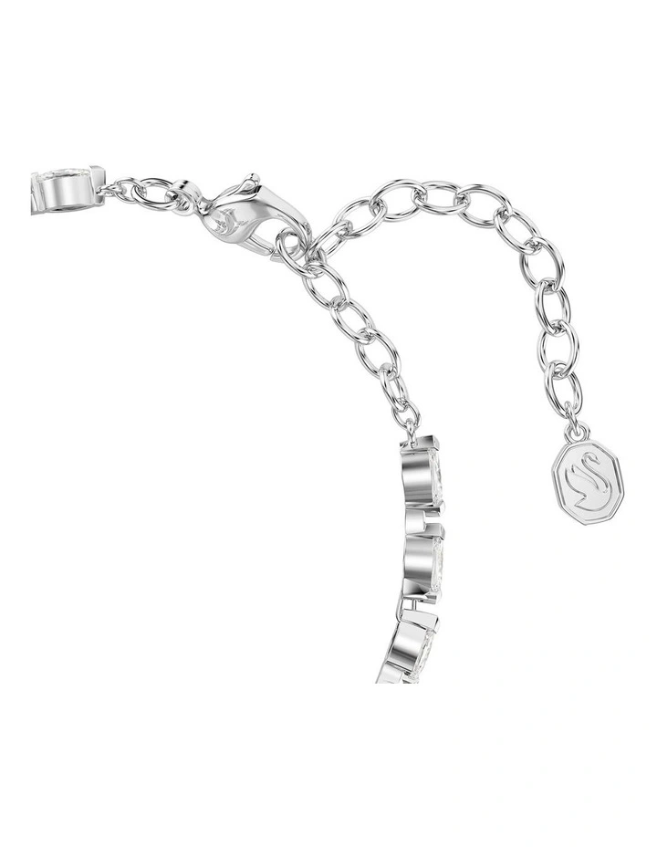 Mesmera bracelet Marquise cut Rhodium plated in White image 3