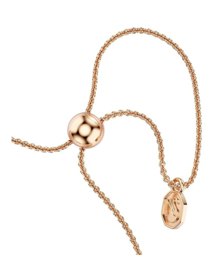 Mesmera bracelet Mixed cuts 18K rose gold finish in White image 3