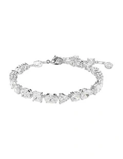 Mesmera bracelet Mixed cuts Rhodium plated in White