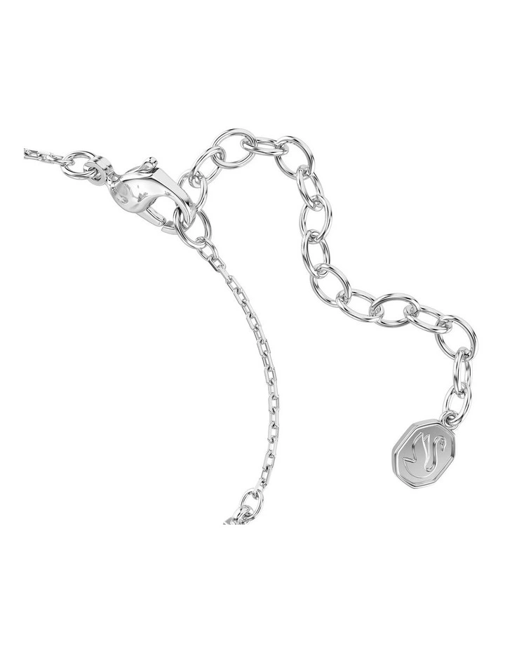 Swan bracelet Mixed cuts Swan Rhodium plated in White image 3