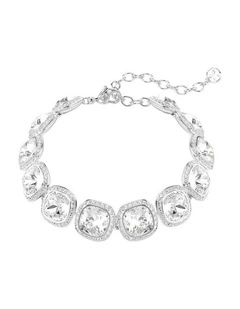 Una Angelic bracelet Cushion cut Rhodium plated in White