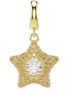 Sublima charm Round cut Star 18K gold finish in Yellow