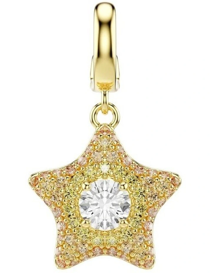 Sublima charm Round cut Star 18K gold finish in Yellow image 1