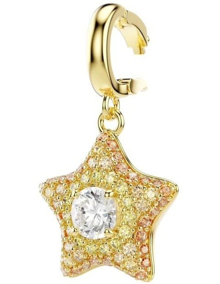 Sublima charm Round cut Star 18K gold finish in Yellow image 3