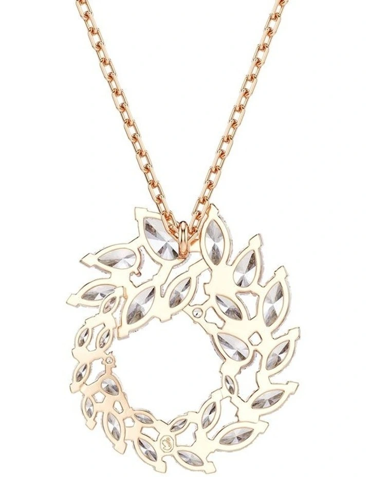 Mesmera pendant Marquise cut 18K rose gold finish in White image 5