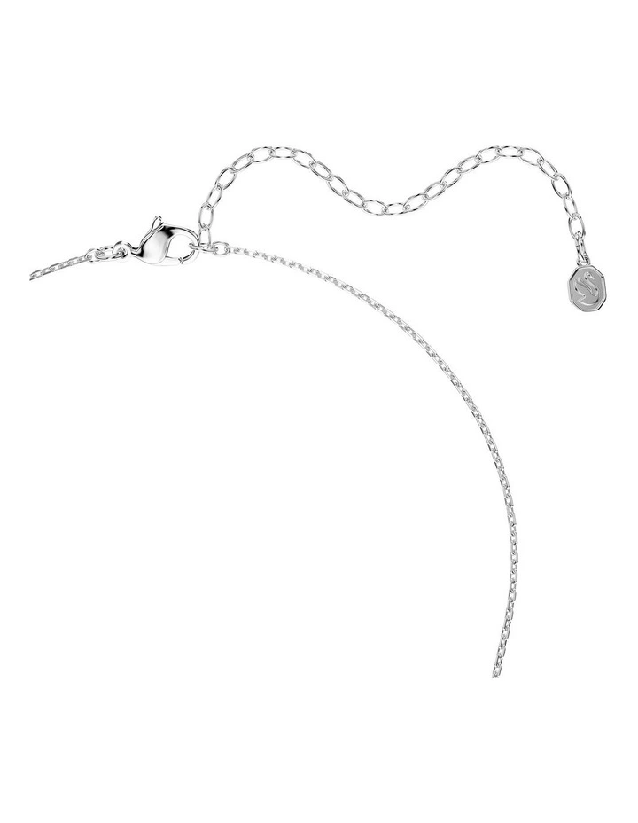 Mesmera necklace Marquise cut Rhodium plated in White image 4