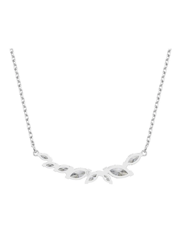 Mesmera necklace Marquise cut Rhodium plated in White image 5