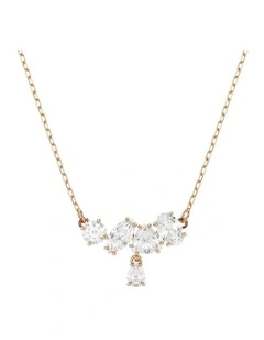 Mesmera necklace Mixed cuts 18K rose gold finish in White