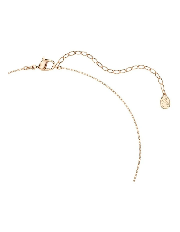 Mesmera necklace Mixed cuts 18K rose gold finish in White image 4