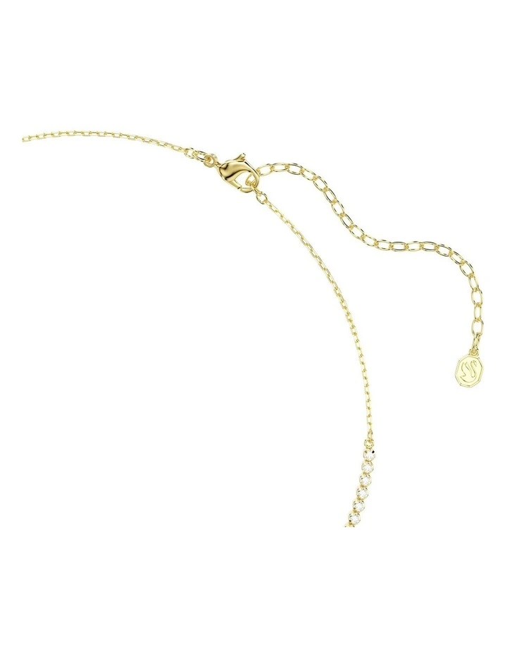 Mesmera necklace Mixed cuts 18K gold finish in White image 3