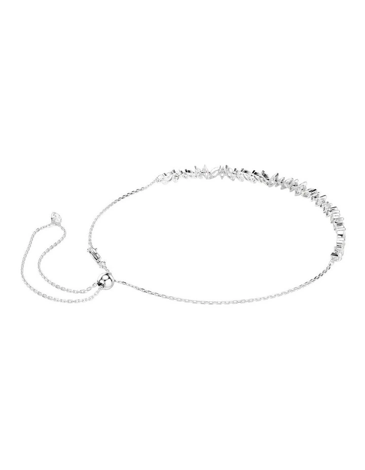 Mesmera choker Marquise cut Rhodium plated in White image 4
