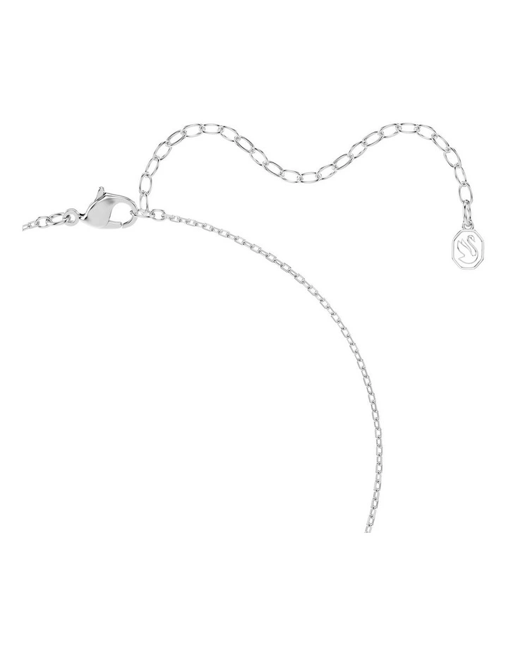 Millenia pendant Cushion cut Rhodium plated in Blue image 4
