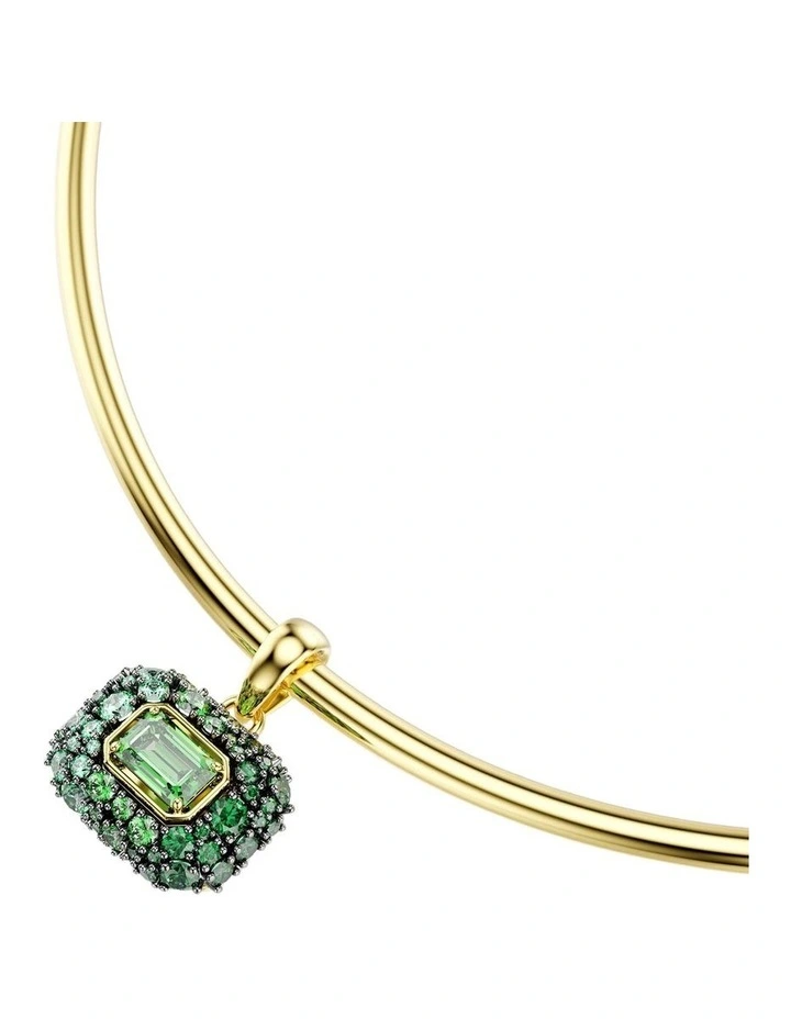 Sublima choker Octagon cut 18K gold finish in Green image 2