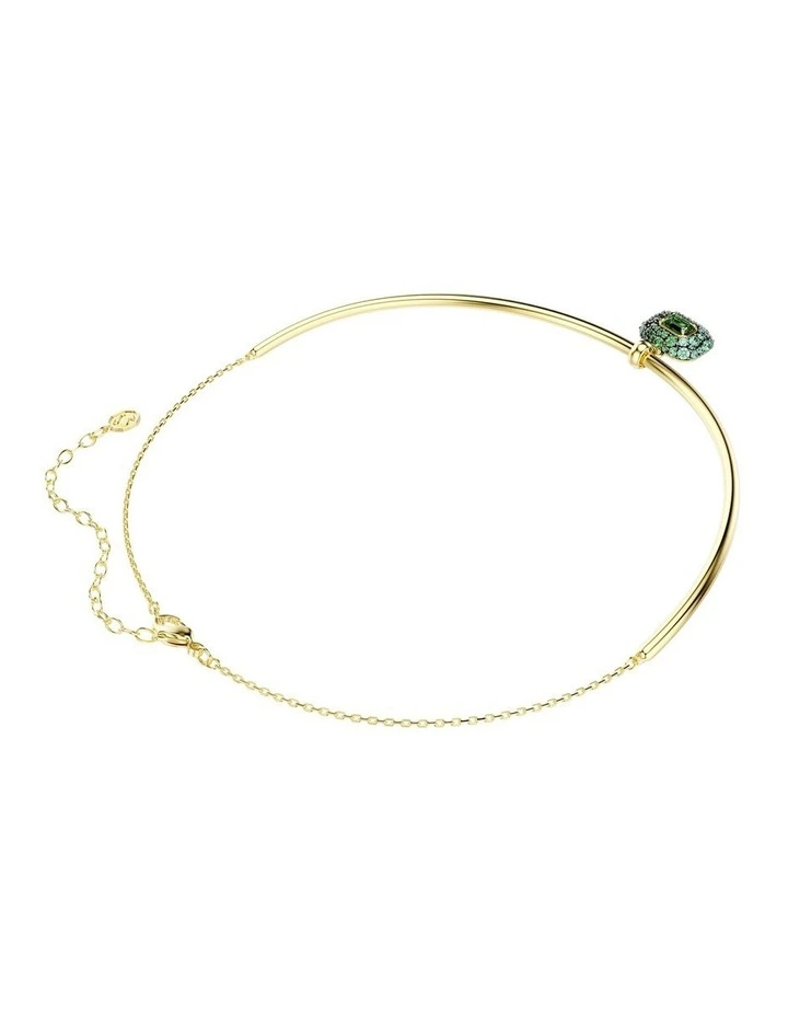 Sublima choker Octagon cut 18K gold finish in Green image 4