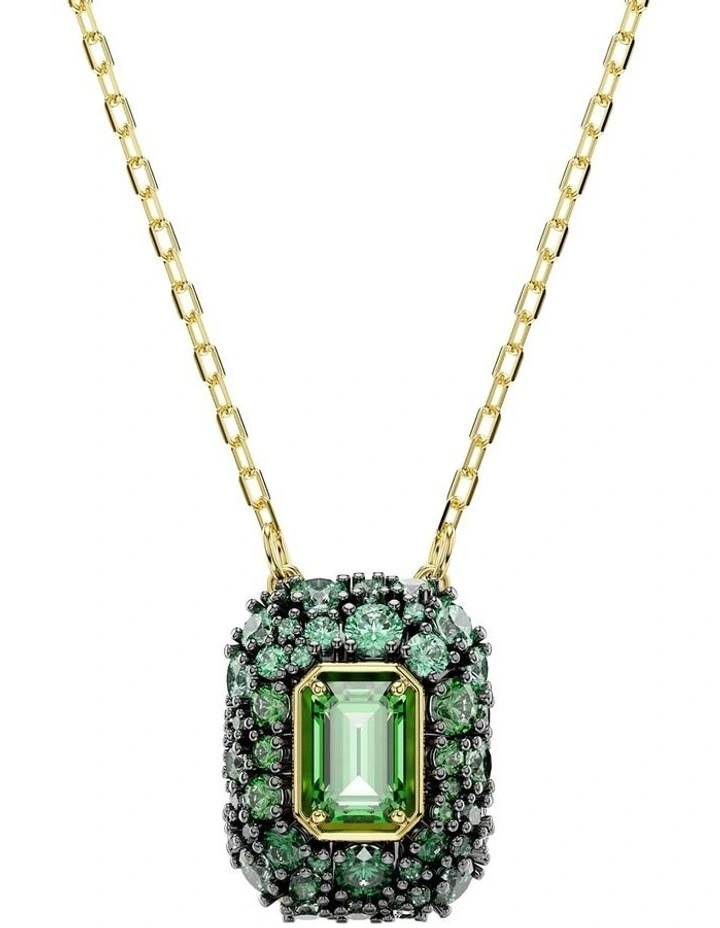 Sublima pendant Octagon cut 18K gold finish in Green image 1