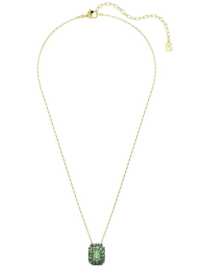 Sublima pendant Octagon cut 18K gold finish in Green image 2