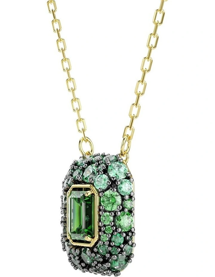 Sublima pendant Octagon cut 18K gold finish in Green image 3