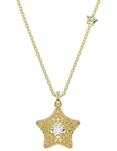 Sublima pendant Round cut Star 18K gold finish in Multicoloured