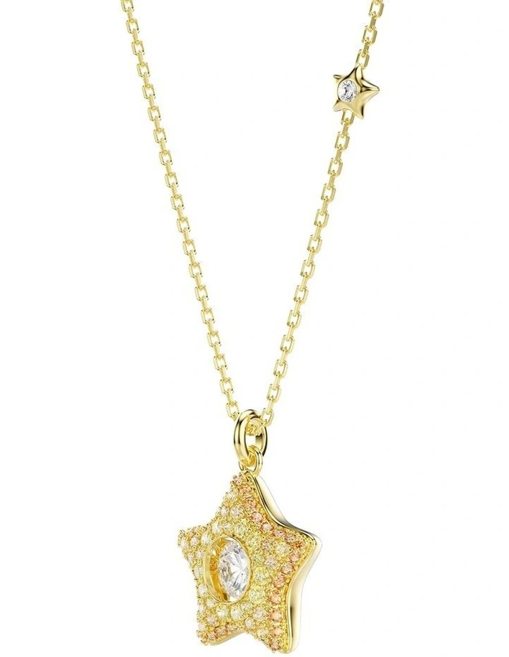 Sublima pendant Round cut Star 18K gold finish in Multicoloured image 3