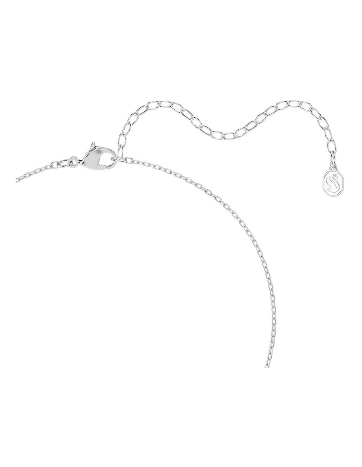 Una Angelic pendant Cushion cut Rhodium plated in White image 4