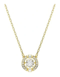 Una Angelic pendant Mixed cuts 18K gold finish in White