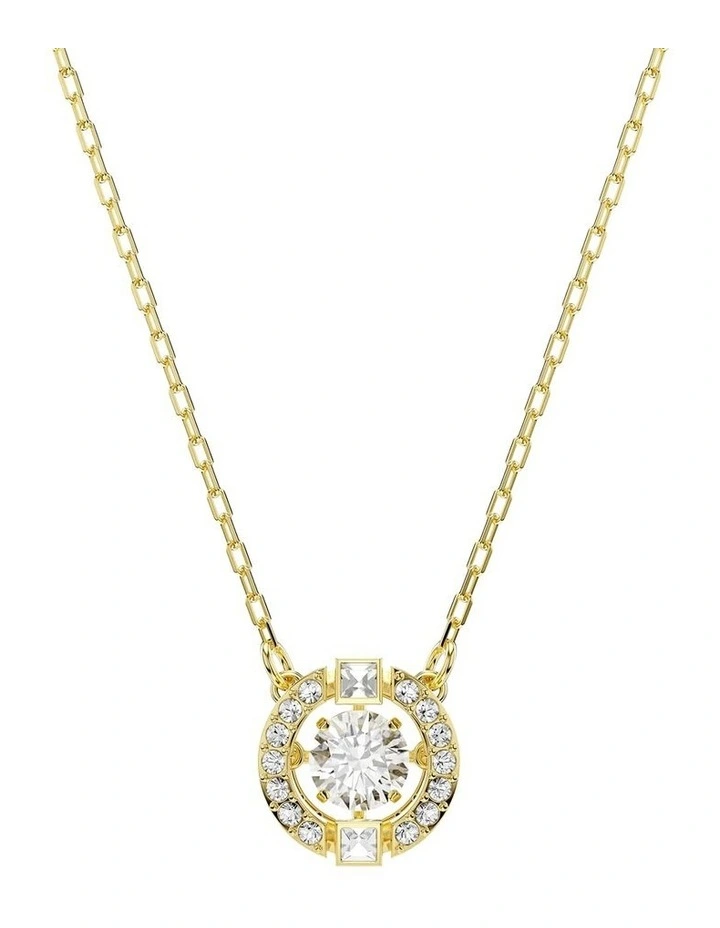 Una Angelic pendant Mixed cuts 18K gold finish in White image 1