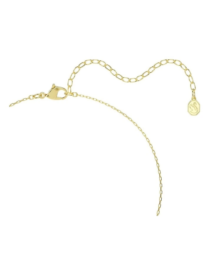 Una Angelic pendant Mixed cuts 18K gold finish in White image 4