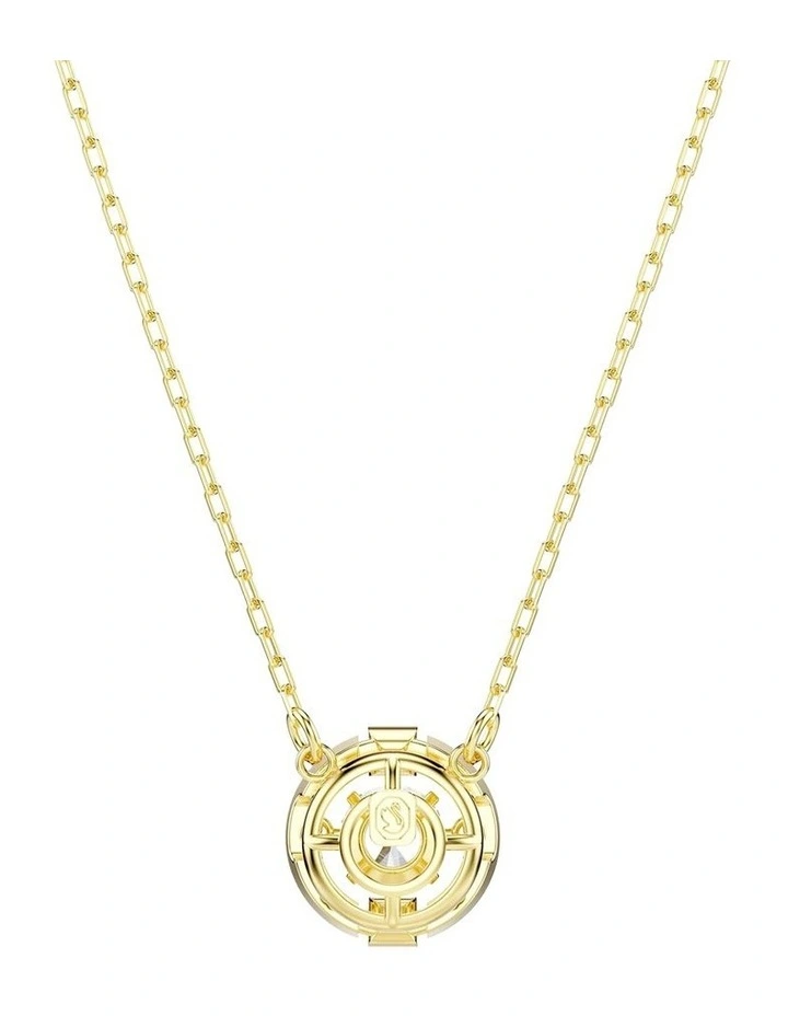 Una Angelic pendant Mixed cuts 18K gold finish in White image 5