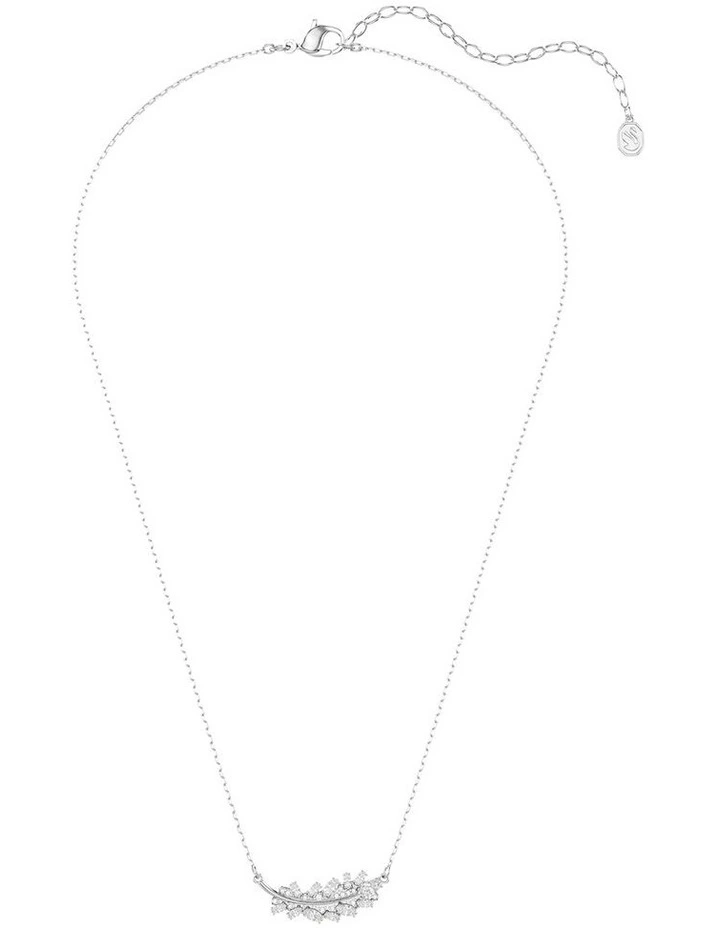 Vienna pendant Mixed cuts Feather Rhodium plated in White image 2