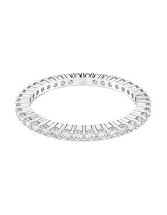 Matrix Vittore ring Round cut Silver-tone finish in White