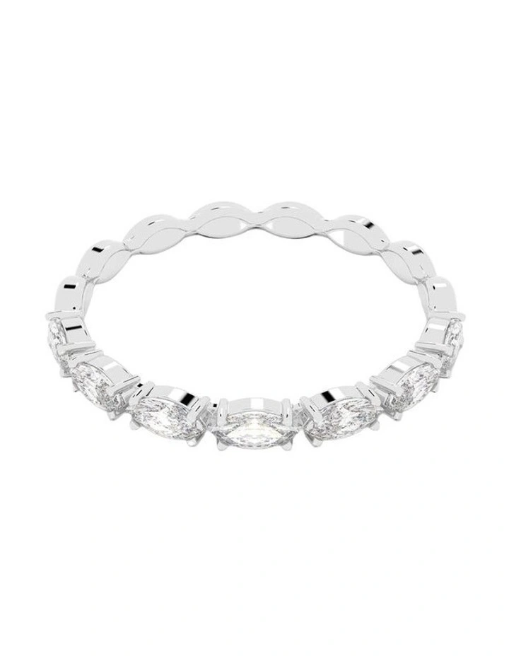 Matrix Vittore ring Marquise cut Rhodium plated in White image 1