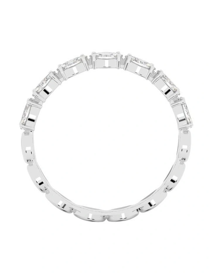 Matrix Vittore ring Marquise cut Rhodium plated in White image 4