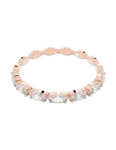 Matrix Vittore ring Marquise cut 18K rose gold finish in White