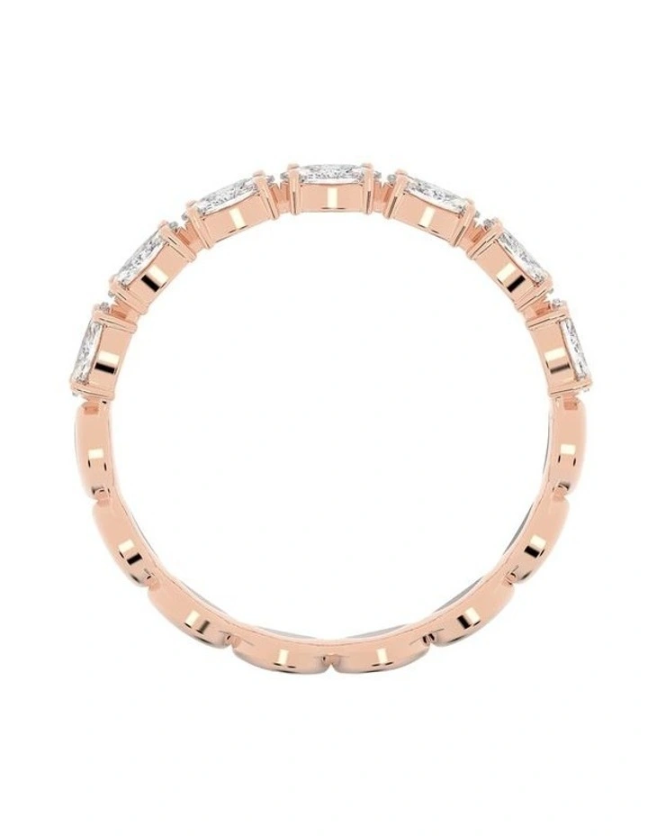 Matrix Vittore ring Marquise cut 18K rose gold finish in White image 4
