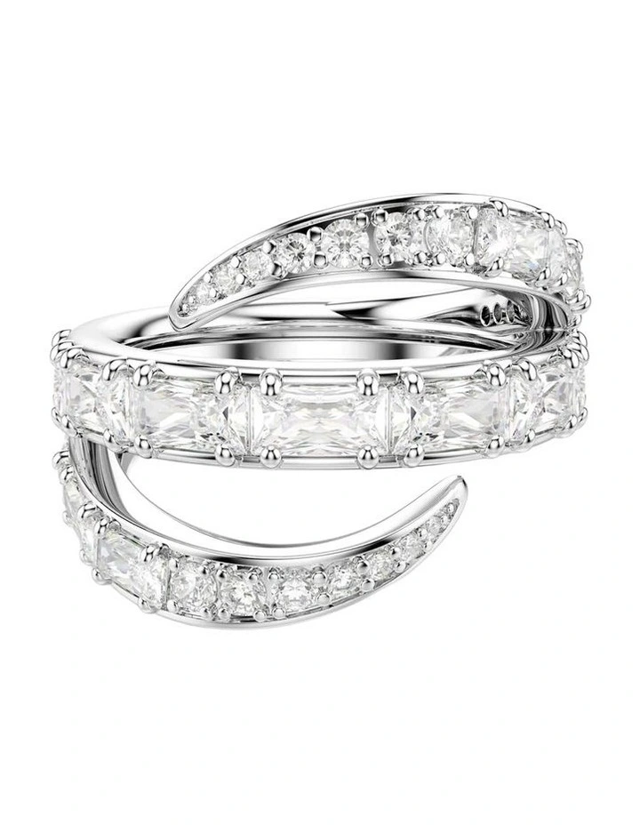 Vienna ring Mixed cuts Swan Rhodium plated in White image 1