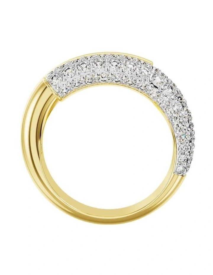 Dextera ring 18K gold finish in White image 4