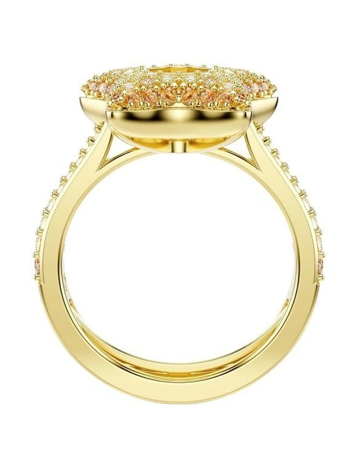 Sublima ring Round cut Star 18K gold finish in Multicoloured image 3
