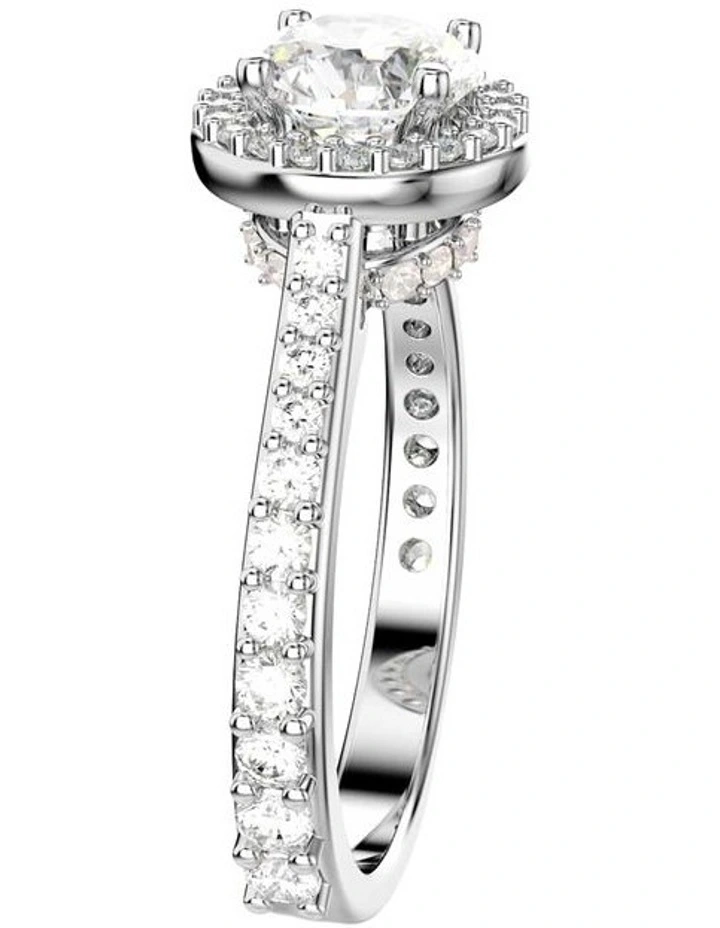 Una Angelic Ring Round Cut in White image 3