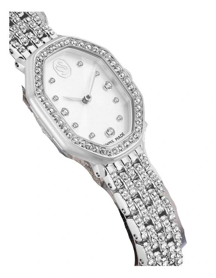 Dextera Octagon Watch in Silver image 6