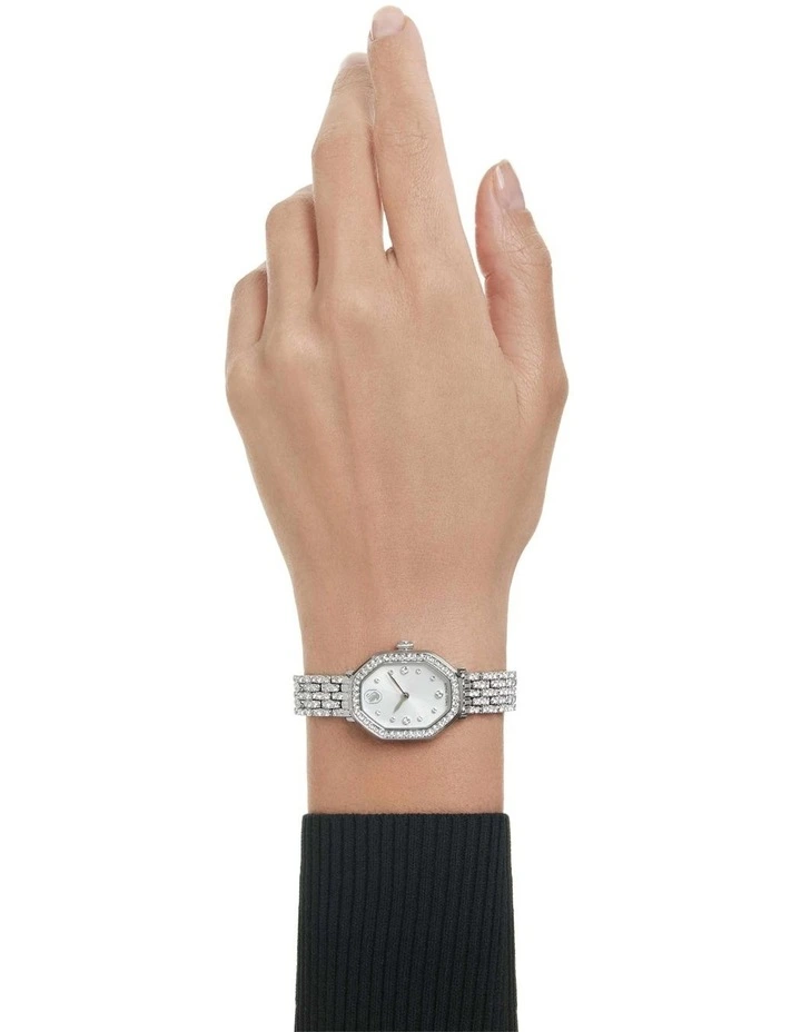 Dextera Octagon Watch in Silver image 7